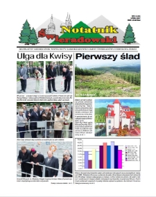Notatnik Świeradowski : bezpłatny miesięcznik wsp&oacute;lnoty samorządowej Gminy Świerad&oacute;w-Czerniawa Zdr&oacute;j, 2007, nr 6 (103) (lipiec)