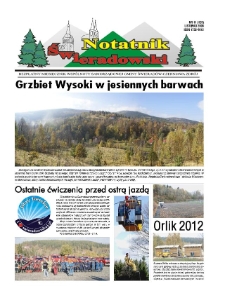 Notatnik Świeradowski : bezpłatny miesięcznik wsp&oacute;lnoty samorządowej Gminy Świerad&oacute;w-Czerniawa Zdr&oacute;j, 2008, nr 11 (120)