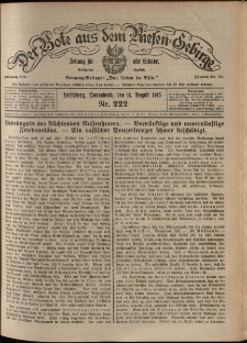 Der Bote aus dem Riesen-Gebirge : Zeitung f&uuml;r alle St&auml;nde, R. 103, 1915, nr 222