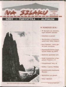 Na Szlaku : g&oacute;ry, turystyka, alpinizm, 1993, nr 11/53