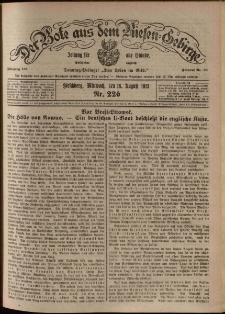 Der Bote aus dem Riesen-Gebirge : Zeitung f&uuml;r alle St&auml;nde, R. 103, 1915, nr 226