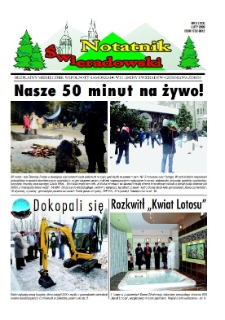 Notatnik Świeradowski : bezpłatny miesięcznik wsp&oacute;lnoty samorządowej Gminy Świerad&oacute;w-Czerniawa Zdr&oacute;j, 2009, nr 2 (123)