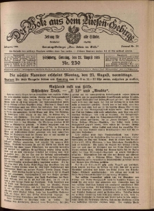 Der Bote aus dem Riesen-Gebirge : Zeitung f&uuml;r alle St&auml;nde, R. 103, 1915, nr 230