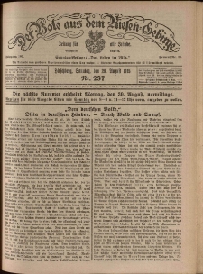 Der Bote aus dem Riesen-Gebirge : Zeitung f&uuml;r alle St&auml;nde, R. 103, 1915, nr 237