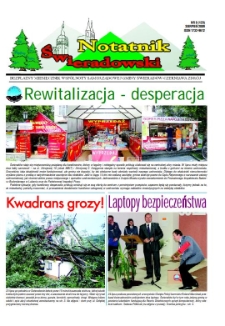Notatnik Świeradowski : bezpłatny miesięcznik wsp&oacute;lnoty samorządowej Gminy Świerad&oacute;w-Czerniawa Zdr&oacute;j, 2009, nr 8 (129)