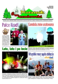 Notatnik Świeradowski : bezpłatny miesięcznik wsp&oacute;lnoty samorządowej Gminy Świerad&oacute;w-Czerniawa Zdr&oacute;j, 2009, nr 10 (131)