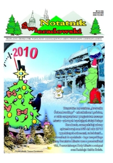 Notatnik Świeradowski : bezpłatny miesięcznik wsp&oacute;lnoty samorządowej Gminy Świerad&oacute;w-Czerniawa Zdr&oacute;j, 2009, nr 12 (133)