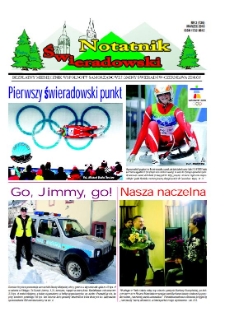 Notatnik Świeradowski : bezpłatny miesięcznik wsp&oacute;lnoty samorządowej Gminy Świerad&oacute;w-Czerniawa Zdr&oacute;j, 2010, nr 3 (135)