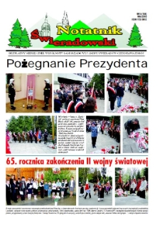 Notatnik Świeradowski : bezpłatny miesięcznik wsp&oacute;lnoty samorządowej Gminy Świerad&oacute;w-Czerniawa Zdr&oacute;j, 2010, nr 5 (138)