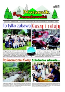 Notatnik Świeradowski : bezpłatny miesięcznik wsp&oacute;lnoty samorządowej Gminy Świerad&oacute;w-Czerniawa Zdr&oacute;j, 2010, nr 6 (139)