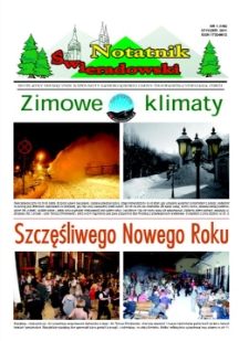 Notatnik Świeradowski : bezpłatny miesięcznik wsp&oacute;lnoty samorządowej Gminy Świerad&oacute;w-Czerniawa Zdr&oacute;j, 2011, nr 1 (146)