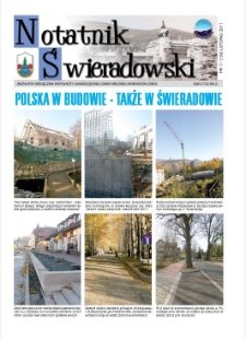 Notatnik Świeradowski : bezpłatny miesięcznik wsp&oacute;lnoty samorządowej Gminy Miejskiej Świerad&oacute;w-Zdr&oacute;j, 2011, nr 11 (156)