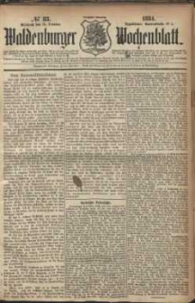 Waldenburger Wochenblatt, Jg. 30, 1884, nr 83