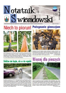 Notatnik Świeradowski : bezpłatny miesięcznik wsp&oacute;lnoty samorządowej Gminy Miejskiej Świerad&oacute;w-Zdr&oacute;j, 2012, nr 7 (164)