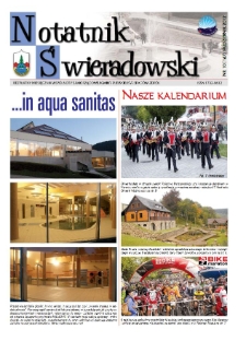Notatnik Świeradowski : bezpłatny miesięcznik wsp&oacute;lnoty samorządowej Gminy Miejskiej Świerad&oacute;w-Zdr&oacute;j, 2012, nr 10 (167)