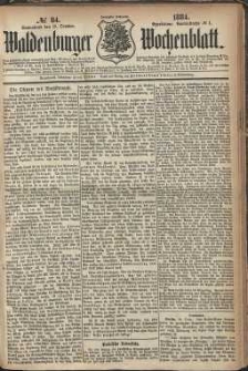Waldenburger Wochenblatt, Jg. 30, 1884, nr 84