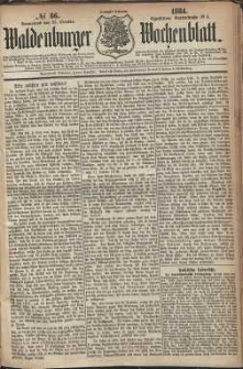 Waldenburger Wochenblatt, Jg. 30, 1884, nr 86