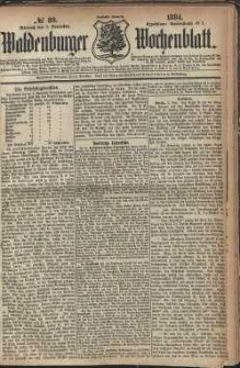 Waldenburger Wochenblatt, Jg. 30, 1884, nr 89