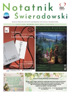 Notatnik Świeradowski : bezpłatny miesięcznik wsp&oacute;lnoty samorządowej Gminy Miejskiej Świerad&oacute;w-Zdr&oacute;j, 2024, nr 3 (304)