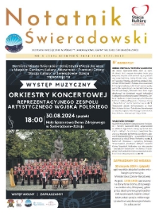 Notatnik Świeradowski : bezpłatny miesięcznik wsp&oacute;lnoty samorządowej Gminy Miejskiej Świerad&oacute;w-Zdr&oacute;j, 2024, nr 8 (309)
