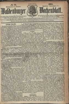 Waldenburger Wochenblatt, Jg. 30, 1884, nr 91
