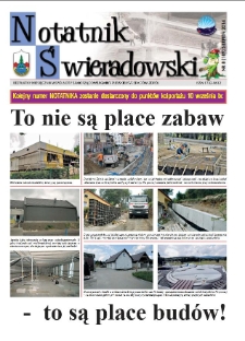 Notatnik Świeradowski : bezpłatny miesięcznik wsp&oacute;lnoty samorządowej Gminy Miejskiej Świerad&oacute;w-Zdr&oacute;j, 2014, nr 8 (189)
