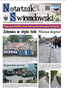 Notatnik Świeradowski : bezpłatny miesięcznik wsp&oacute;lnoty samorządowej Gminy Miejskiej Świerad&oacute;w-Zdr&oacute;j, 2014, nr 10 (191)