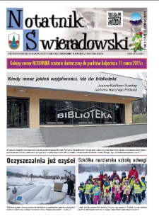 Notatnik Świeradowski : bezpłatny miesięcznik wsp&oacute;lnoty samorządowej Gminy Miejskiej Świerad&oacute;w-Zdr&oacute;j, 2015, nr 2 (195)