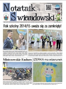 Notatnik Świeradowski : bezpłatny miesięcznik wsp&oacute;lnoty samorządowej Gminy Miejskiej Świerad&oacute;w-Zdr&oacute;j, 2015, nr 7 (200)