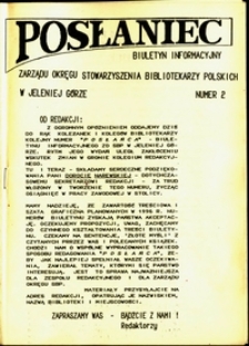 Posłaniec : biuletyn, 1994, nr 2