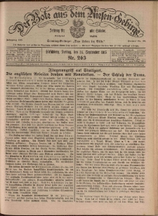 Der Bote aus dem Riesen-Gebirge : Zeitung f&uuml;r alle St&auml;nde, R. 103, 1915, nr 263