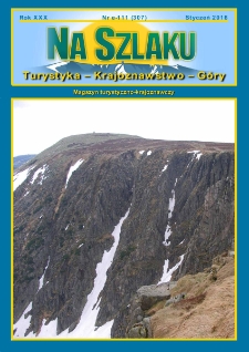 Na Szlaku : turystyka, krajoznawstwo, g&oacute;ry, 2016, nr e-111 (307) (styczeń)