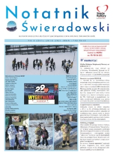Notatnik Świeradowski : bezpłatny miesięcznik wsp&oacute;lnoty samorządowej Gminy Miejskiej Świerad&oacute;w-Zdr&oacute;j, 2021, nr 2 (267) (luty)