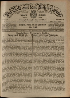 Der Bote aus dem Riesen-Gebirge : Zeitung f&uuml;r alle St&auml;nde, R. 103, 1915, nr 298