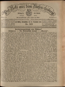 Der Bote aus dem Riesen-Gebirge : Zeitung f&uuml;r alle St&auml;nde, R. 103, 1915, nr 313