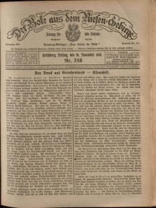 Der Bote aus dem Riesen-Gebirge : Zeitung f&uuml;r alle St&auml;nde, R. 103, 1915, nr 318