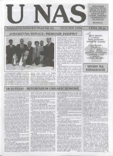 U Nas : miesięcznik jaworzyński, 1996, nr 25
