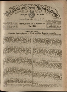 Der Bote aus dem Riesen-Gebirge : Zeitung f&uuml;r alle St&auml;nde, R. 103, 1915, nr 322