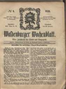 Waldenburger Wochenblatt, Jg. 5, 1859, nr 9