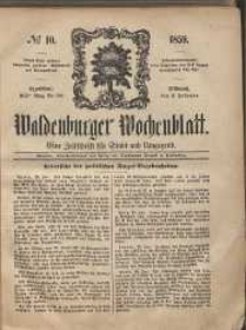 Waldenburger Wochenblatt, Jg. 5, 1859, nr 10
