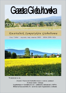 Gazeta Giebułtowska : Kwartalnik Sympatyk&oacute;w Giebułtowa, 2025, nr 71 (styczeń, luty, marzec)