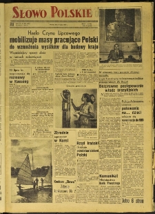 Słowo Polskie, 1951, nr 188 (1684)