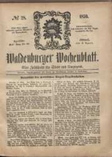 Waldenburger Wochenblatt, Jg. 5, 1859, nr 28