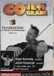 Co Jest Grane : informator kulturalny, 2008, nr 169