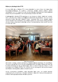 Wybory w jeleniog&oacute;rskim PTTK [Dokument elektroniczny]