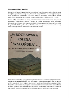 Wrocławska Księga Walońska [Dokument elektroniczny]