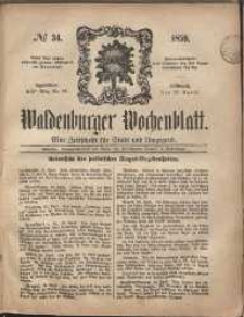Waldenburger Wochenblatt, Jg. 5, 1859, nr 34