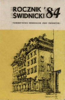 Rocznik Świdnicki, T. 12 (1984)