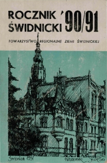 Rocznik Świdnicki, T. 17 (1990/1991)