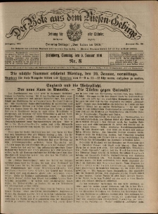 Der Bote aus dem Riesen-Gebirge : Zeitung f&uuml;r alle St&auml;nde, R. 104, 1916, nr 8